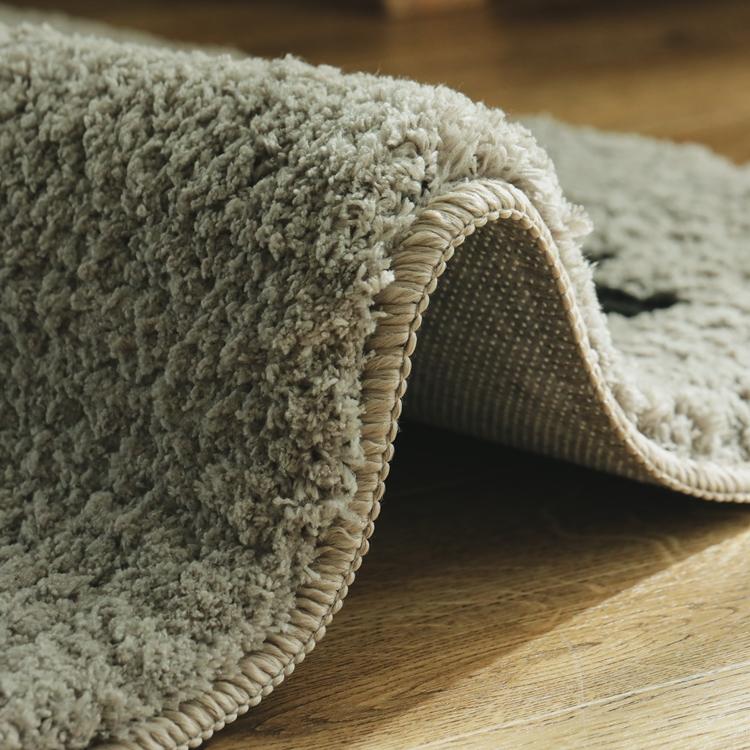 モノグラムFF グレー 130ｘ190 ラグ マット リビングラグ 防ダニ すべり止め 抗菌消臭 オールシーズン おしゃれ シンプル レトロ モダン 床暖 ホットカーペット |  | 02