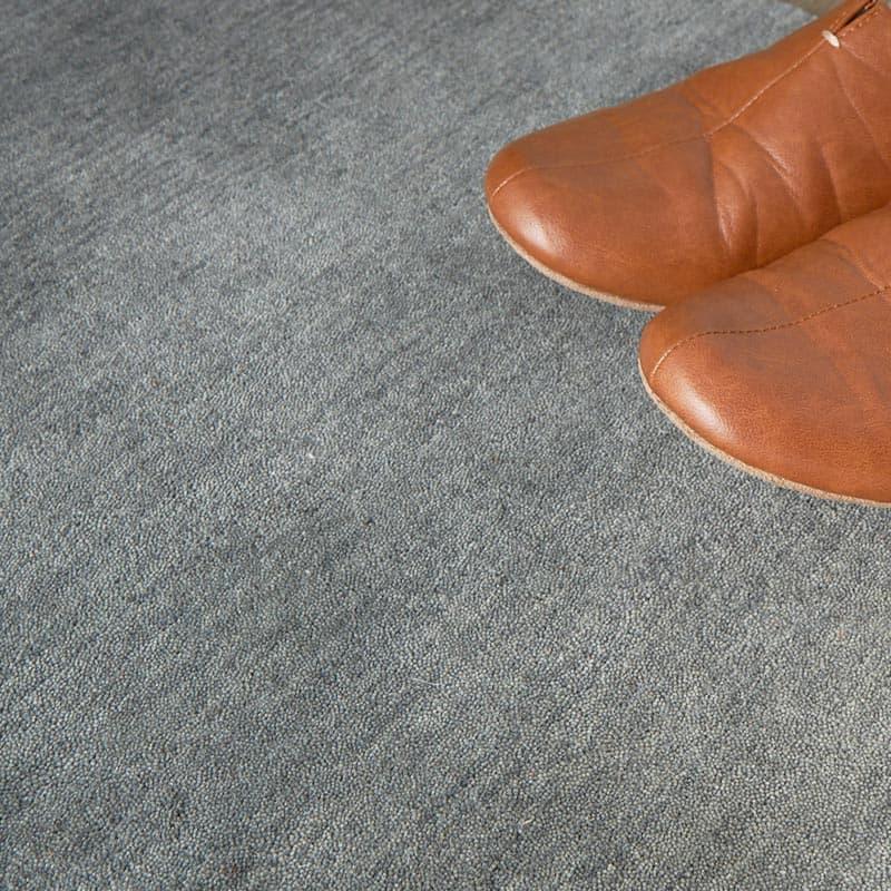 玄関マット 50x80cm グレー ルミィ タッセル オールシーズン 一年中 春夏秋冬 ウール おしゃれ シンプル 無地 モダン 和モダン アジアン 北欧 エスニック インテ | ブランド登録なし | 02