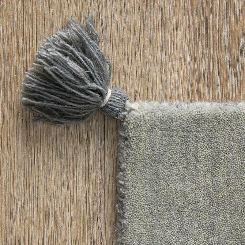 玄関マット 50x80cm グレー ルミィ タッセル オールシーズン 一年中 春夏秋冬 ウール おしゃれ シンプル 無地 モダン 和モダン アジアン 北欧 エスニック インテ | ブランド登録なし | 06
