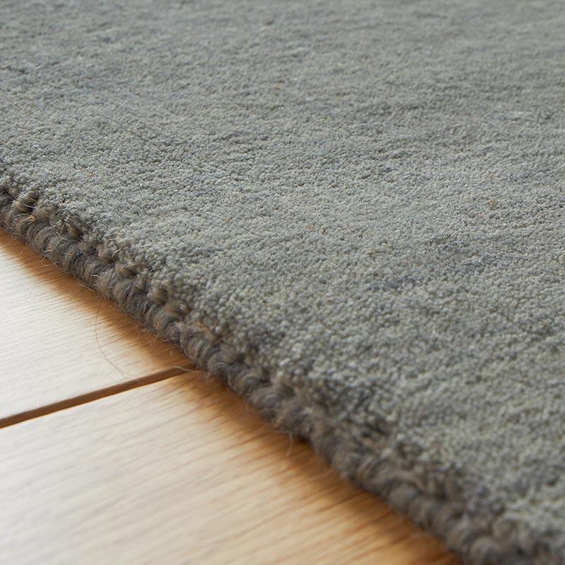 ラグ 130x190cm グレー ラグマット ルミィ ホットカーペットカバー ラグカーペット タッセル オールシーズン 一年中 春夏秋冬 ウール おしゃれ シンプル 無地 モ | ブランド登録なし | 05