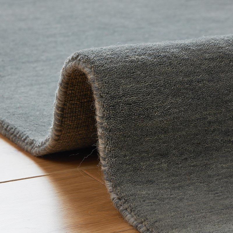 ラグ 130x190cm グレー ラグマット ルミィ ホットカーペットカバー ラグカーペット タッセル オールシーズン 一年中 春夏秋冬 ウール おしゃれ シンプル 無地 モ | ブランド登録なし | 09