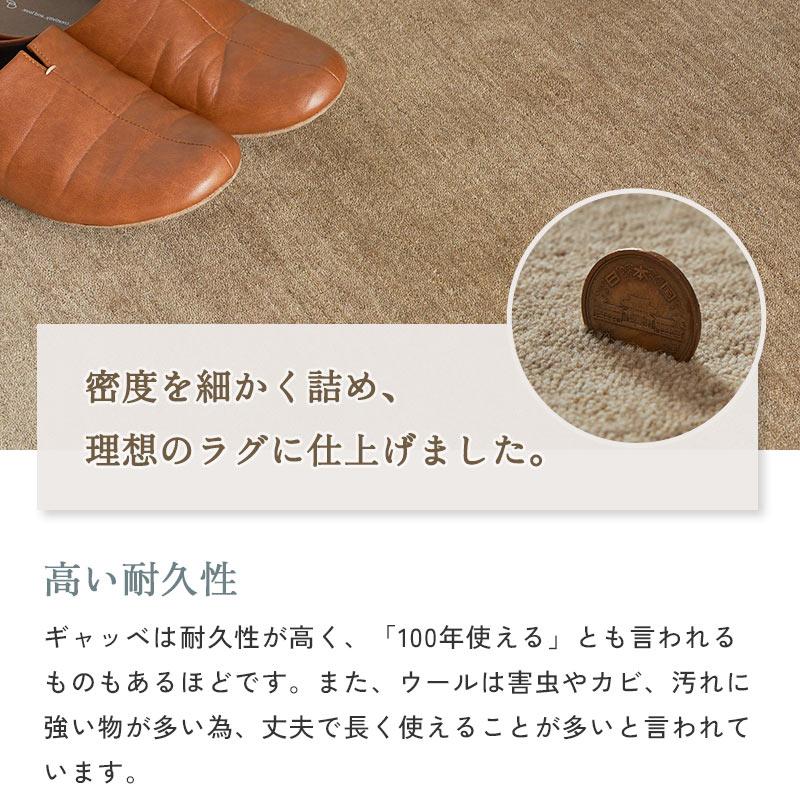 玄関マット 50x80cm ベージュ ルミィ タッセル オールシーズン 一年中 春夏秋冬 ウール おしゃれ シンプル 無地 モダン 和モダン アジアン 北欧 エスニック イン | ブランド登録なし | 16