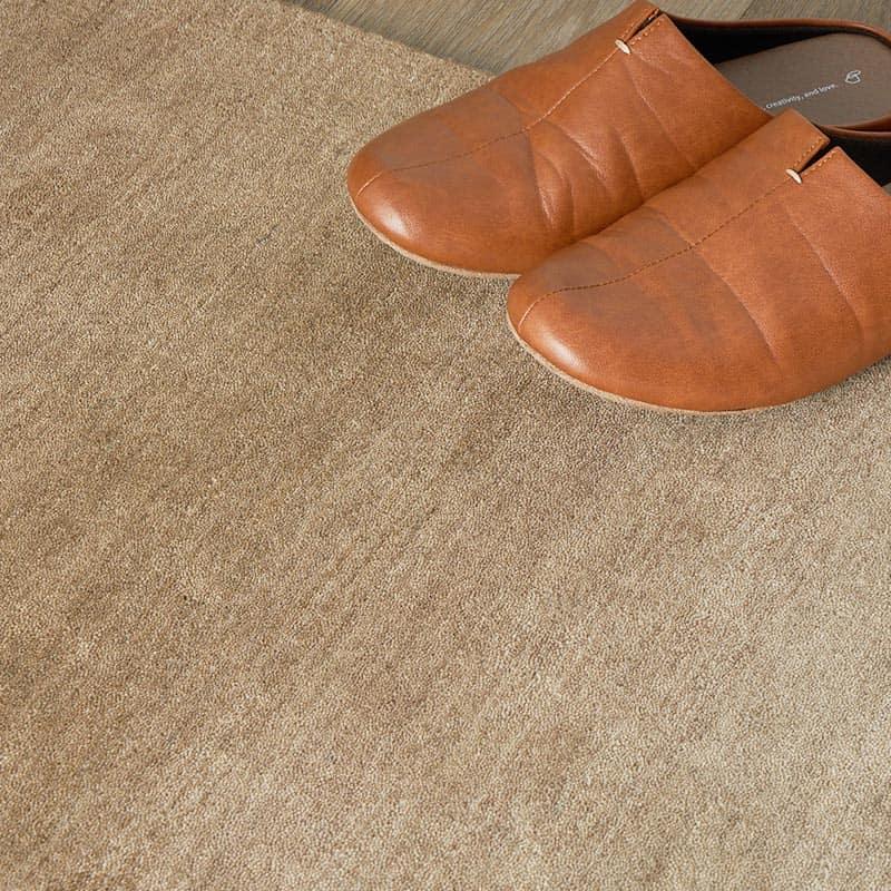 玄関マット 50x80cm ベージュ ルミィ タッセル オールシーズン 一年中 春夏秋冬 ウール おしゃれ シンプル 無地 モダン 和モダン アジアン 北欧 エスニック イン | ブランド登録なし | 02