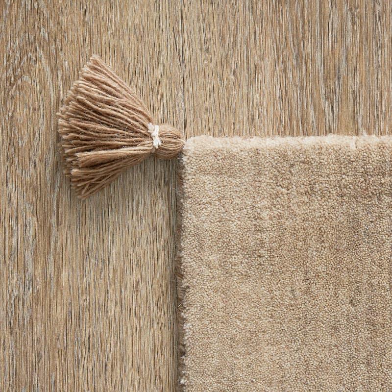 玄関マット 50x80cm ベージュ ルミィ タッセル オールシーズン 一年中 春夏秋冬 ウール おしゃれ シンプル 無地 モダン 和モダン アジアン 北欧 エスニック イン | ブランド登録なし | 06