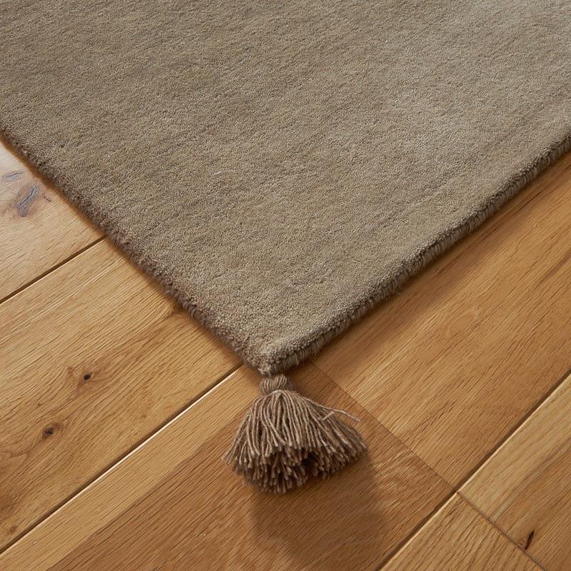 ラグ 130x190cm ベージュ ラグマット ルミィ ホットカーペットカバー ラグカーペット タッセル オールシーズン 一年中 春夏秋冬 ウール おしゃれ シンプル 無地 | ブランド登録なし | 06