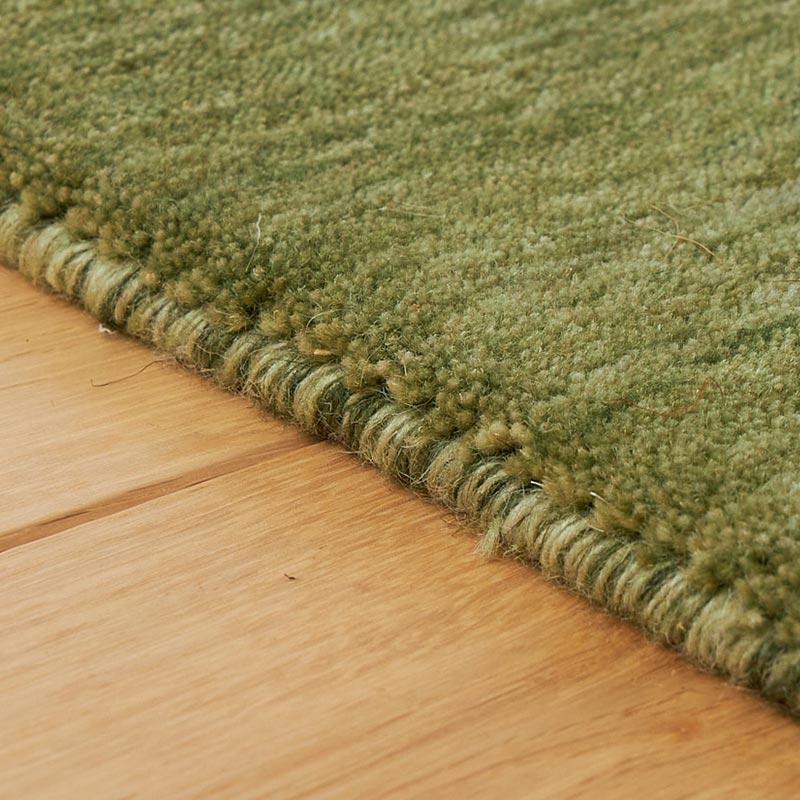 ラグ 130x190cm グリーン ラグマット ルミィ ホットカーペットカバー ラグカーペット タッセル オールシーズン 一年中 春夏秋冬 ウール おしゃれ シンプル 無地 | ブランド登録なし | 05