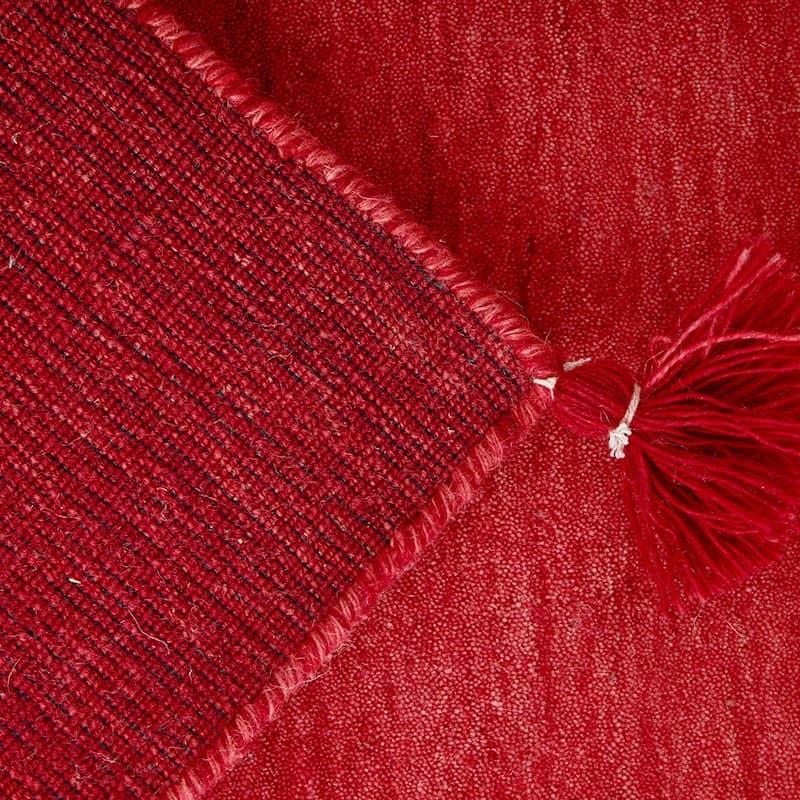 玄関マット 50x80cm レッド ルミィ タッセル オールシーズン 一年中 春夏秋冬 ウール おしゃれ シンプル 無地 モダン 和モダン アジアン 北欧 エスニック インテ | ブランド登録なし | 08