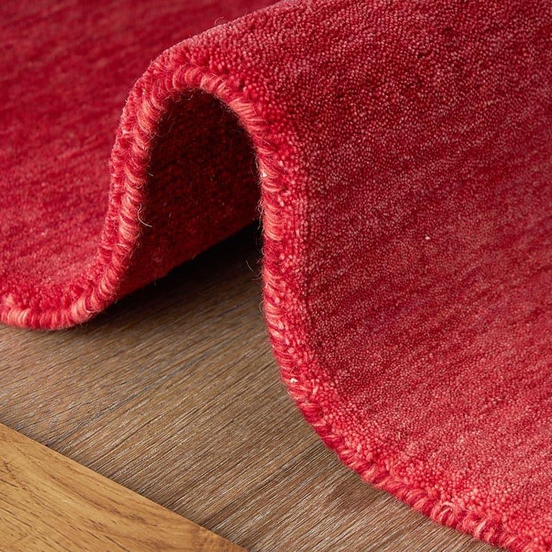 玄関マット 50x80cm レッド ルミィ タッセル オールシーズン 一年中 春夏秋冬 ウール おしゃれ シンプル 無地 モダン 和モダン アジアン 北欧 エスニック インテ | ブランド登録なし | 09