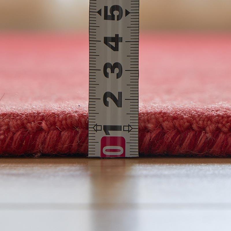 ラグ 130x190cm レッド ラグマット ルミィ ホットカーペットカバー ラグカーペット タッセル オールシーズン 一年中 春夏秋冬 ウール おしゃれ シンプル 無地 モ | ブランド登録なし | 07