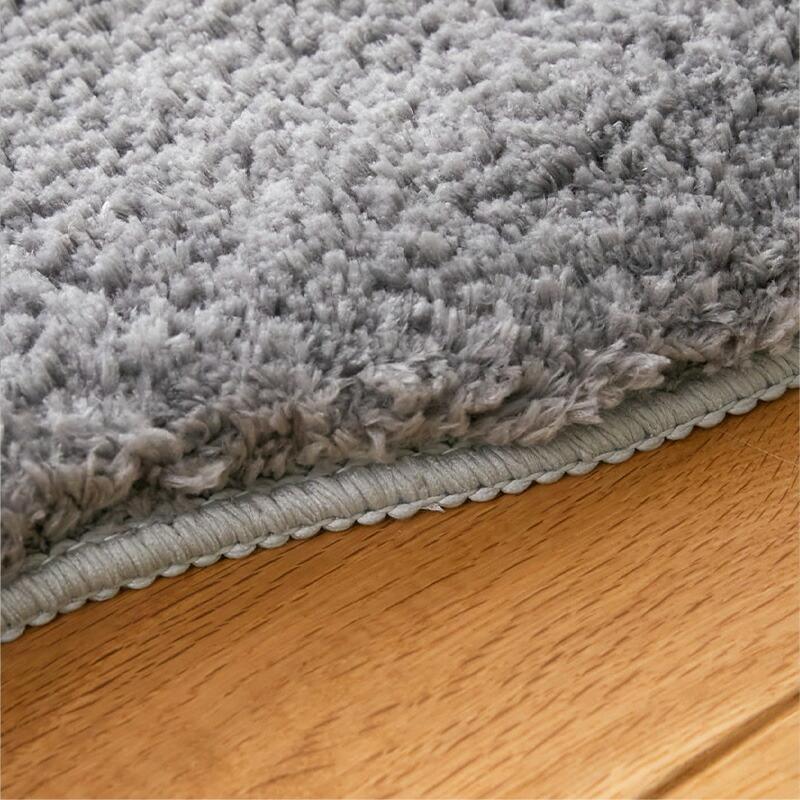 ラグ センターラグ ムクラ 100x150cm グレー 洗える 洗濯機可能 ラグマット カーペット 長方形 ウォッシャブル ホットカーペットカバー 滑り止め おしゃれ 立体 | ブランド登録なし | 02