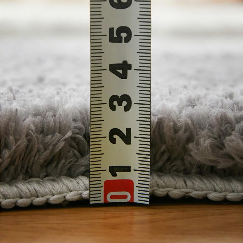 ラグ センターラグ ムクラ 130x190cm グレー 洗える 洗濯機可能 ラグマット カーペット 長方形 ウォッシャブル ホットカーペットカバー 滑り止め おしゃれ 立体 | ブランド登録なし | 03