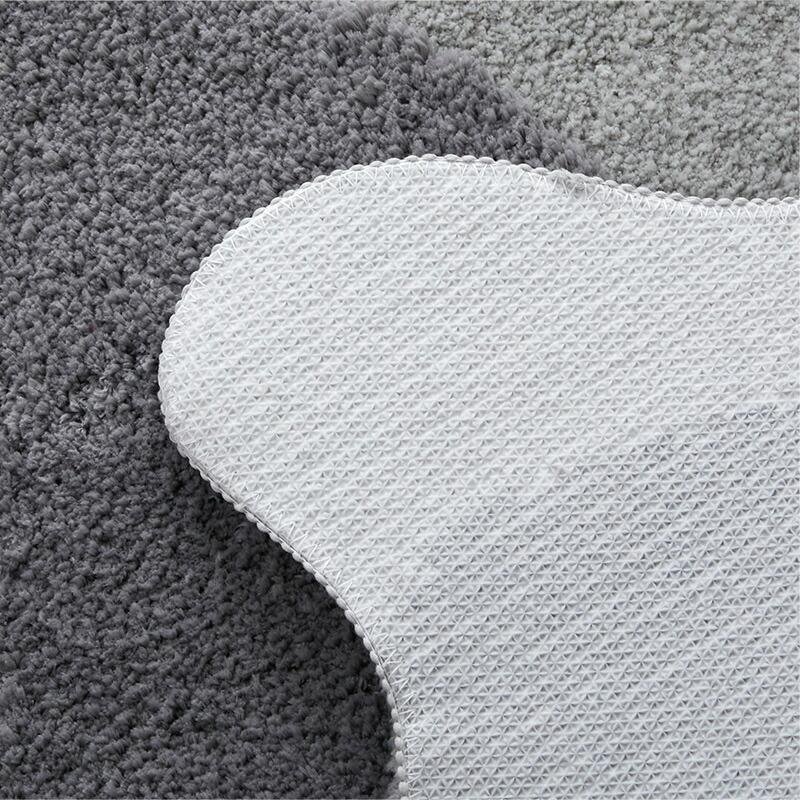 ラグ センターラグ ムクラ 130x190cm グレー 洗える 洗濯機可能 ラグマット カーペット 長方形 ウォッシャブル ホットカーペットカバー 滑り止め おしゃれ 立体 | ブランド登録なし | 04