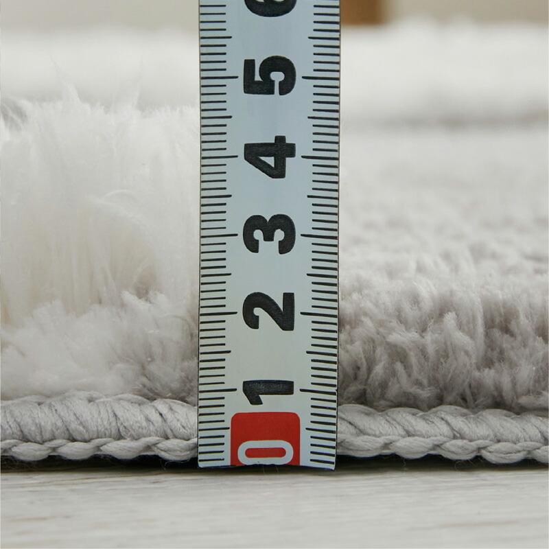 ラグ センターラグ ムクラ 160cm グレー 円形 洗える 洗濯機可能 ラグマット カーペット ラウンド ウォッシャブル ホットカーペットカバー 滑り止め おしゃれ 立 | ブランド登録なし | 03