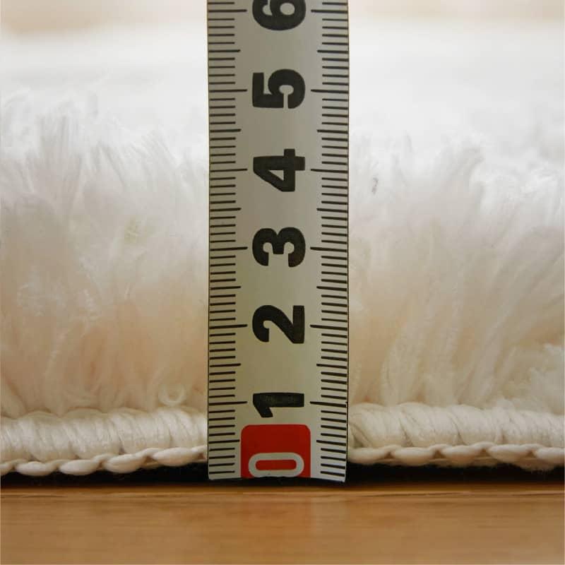 リビングラグ ラムル 130x190cm 洗える 洗濯機対応 滑り止め ホットカーペットカバー ウォッシャブル ラグカーペット ホワイト系 立体感 おしゃれ 北欧 カントリ | ブランド登録なし | 03