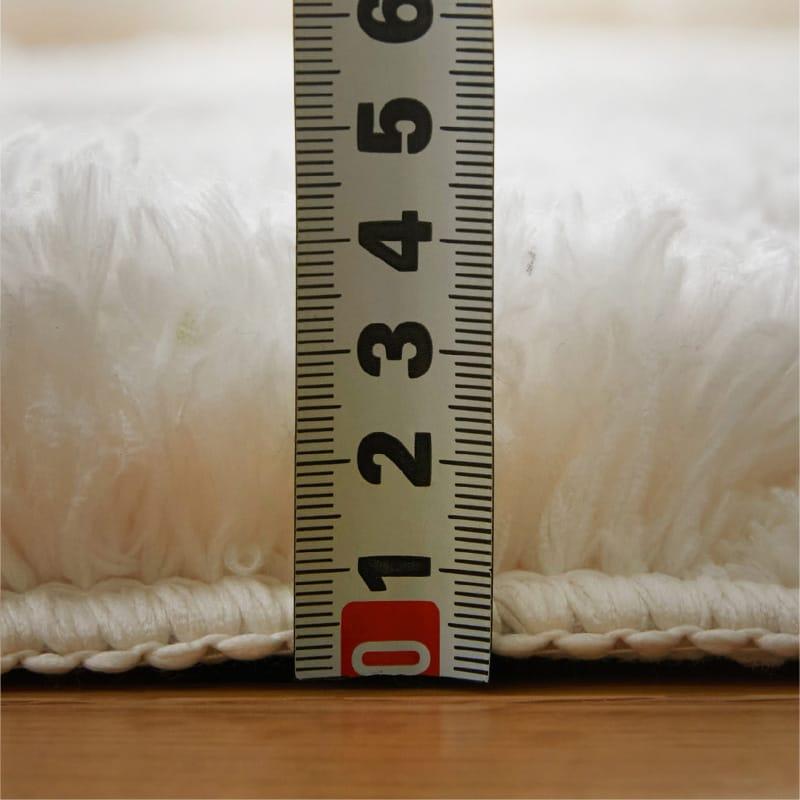 ラグ センターラグ ラムル 160cm 円形 洗える 洗濯機可能 ラグマット カーペット ラウンド ホワイト系 ウォッシャブル ホットカーペットカバー 滑り止め おしゃ | ブランド登録なし | 03