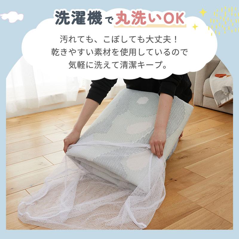 ベースボールラグ 130x190cm ラグマット グリーン 洗える 洗濯機対応 すべり止め おしゃれ かわいい ラグカーペット 子ども部屋 男の子 キッズ 緑 ホットカーペ | ブランド登録なし | 09
