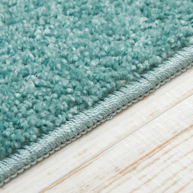 ラグカーペット 130x190cm ブルーグリーン オアシス2 ラグマット 無地 シンプル 洗える 冷感 すべり止め 防ダニ 抗菌・防臭 低ホルムアルデヒド ホットカーペッ | ブランド登録なし | 02