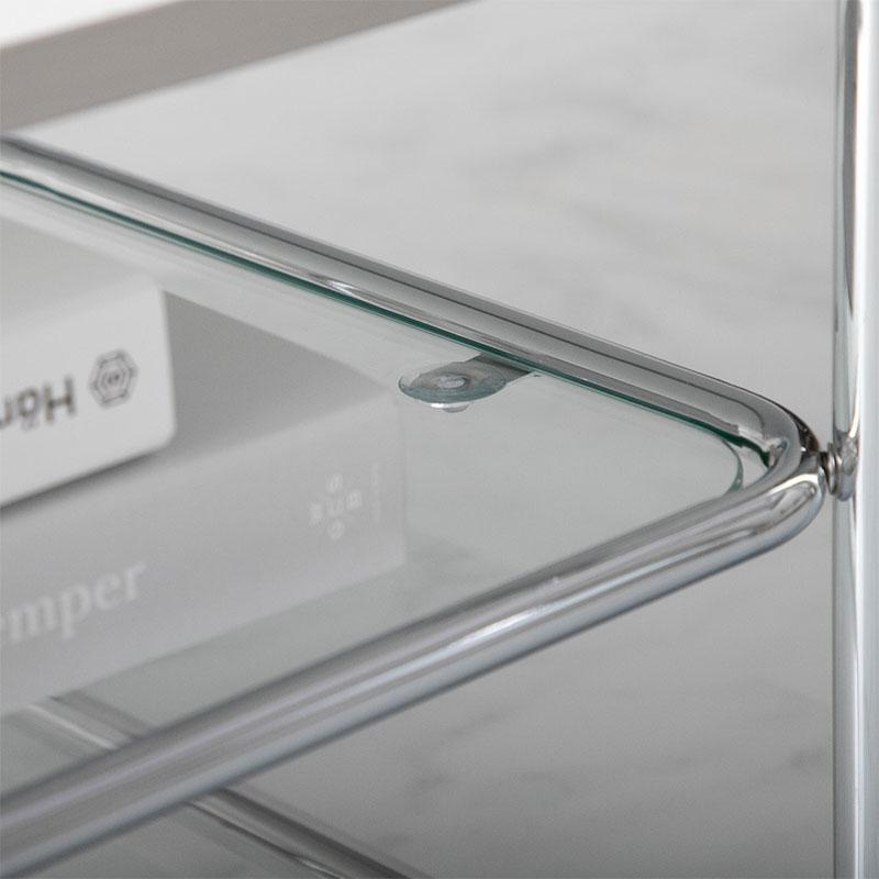 リビングテーブル 100x64x35cm ホワイト センターテーブル ローテーブル スキム おしゃれ かわいい 白家具 北欧 韓国インテリア 一人暮らし スチール脚 金属脚 | ブランド登録なし | 09