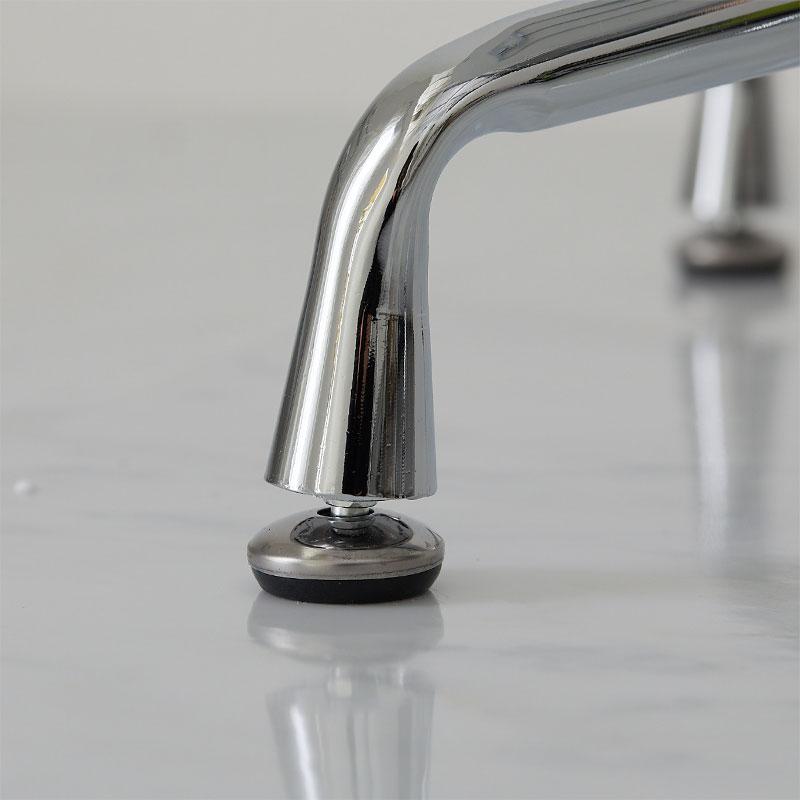 カフェテーブル  80cm 円形 ホワイト ダイニングテーブル モルセル おしゃれ かわいい 白家具 北欧 韓国インテリア 一人暮らし スチール脚 金属脚 シンプル 座卓 | ブランド登録なし | 11