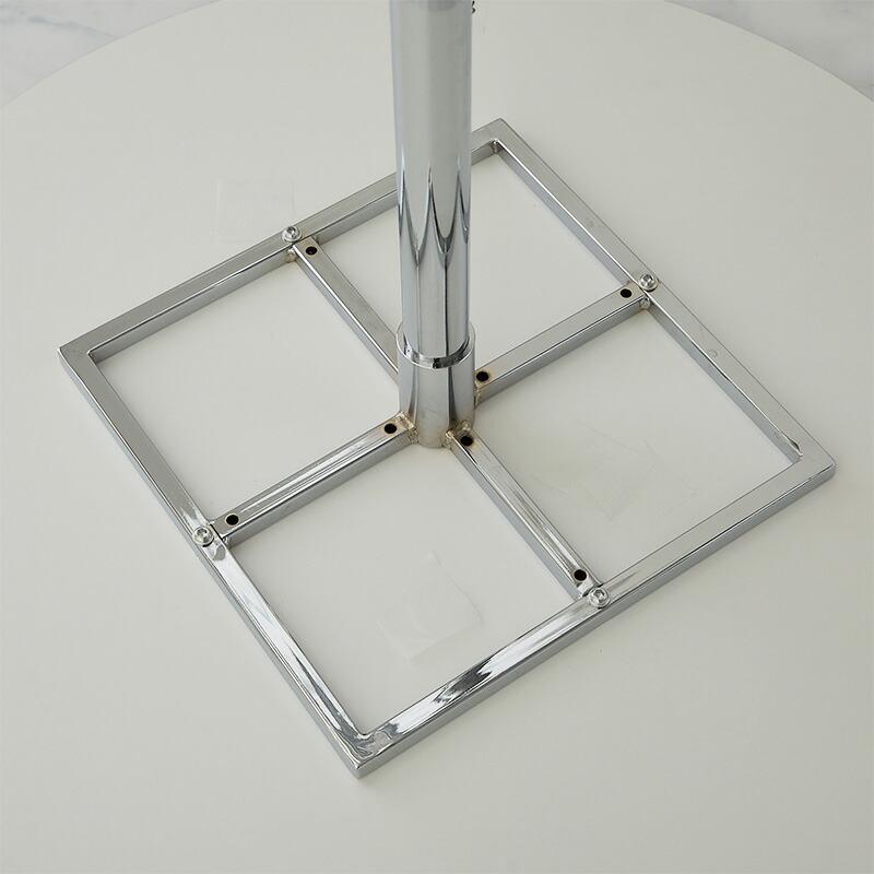 カフェテーブル  80cm 円形 ホワイト ダイニングテーブル モルセル おしゃれ かわいい 白家具 北欧 韓国インテリア 一人暮らし スチール脚 金属脚 シンプル 座卓 | ブランド登録なし | 15