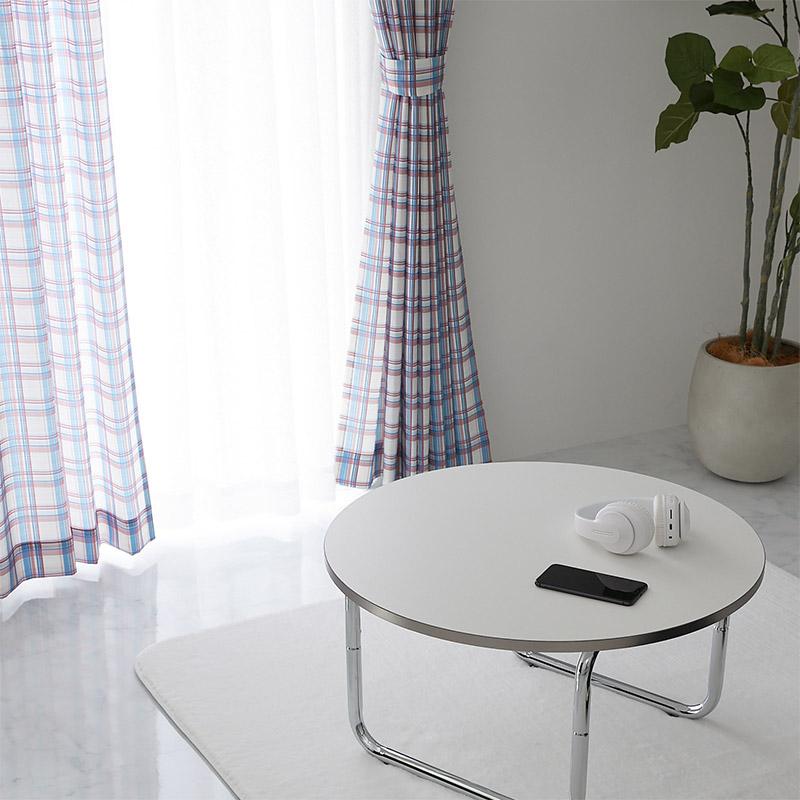 リビングテーブル 幅70cm ホワイト センターテーブル ローテーブル アイディル 金属フレーム 白家具 おしゃれ 北欧 韓国インテリア かわいい 一人暮らし 座卓 ラ | ブランド登録なし | 07