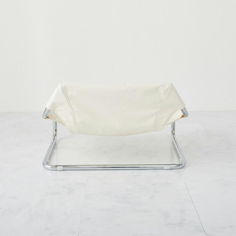 ペットベッド 75x59x45cm ホワイト PUレザー おしゃれ かわいい 金属フレーム シルバー 北欧 韓国インテリア ペット用ベッド ペットベット 犬 猫 | ブランド登録なし | 13