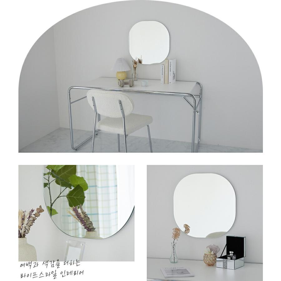 壁掛けミラー 50cm 円形 シルバー ウォールミラー リュール ラウンド サークル 鏡 おしゃれ 韓国インテリア 北欧 一人暮らし 玄関 リビング 寝室 | ブランド登録なし | 01