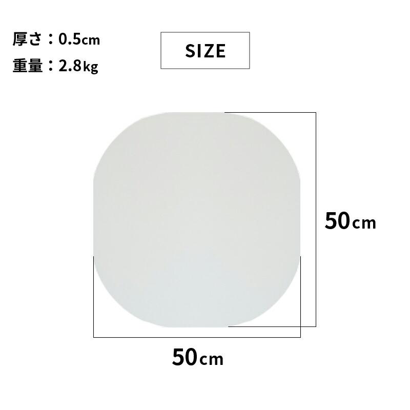 壁掛けミラー 50cm 円形 シルバー ウォールミラー リュール ラウンド サークル 鏡 おしゃれ 韓国インテリア 北欧 一人暮らし 玄関 リビング 寝室 | ブランド登録なし | 05