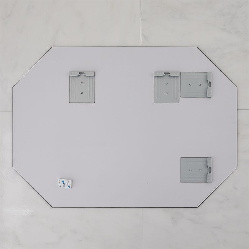 壁掛けミラー   オクト 50x70cm 円形 シルバー ウォールミラー リュール ラウンド サークル 鏡 おしゃれ 韓国インテリア 北欧 一人暮らし 玄関 リビング 寝室 | ブランド登録なし | 10