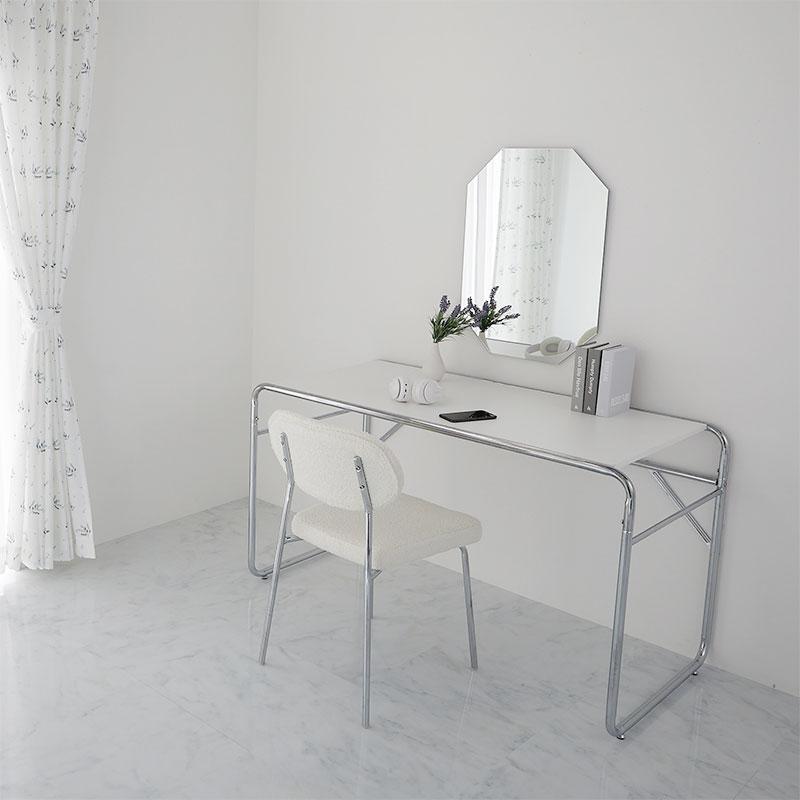 壁掛けミラー   オクト 50x70cm 円形 シルバー ウォールミラー リュール ラウンド サークル 鏡 おしゃれ 韓国インテリア 北欧 一人暮らし 玄関 リビング 寝室 | ブランド登録なし | 07