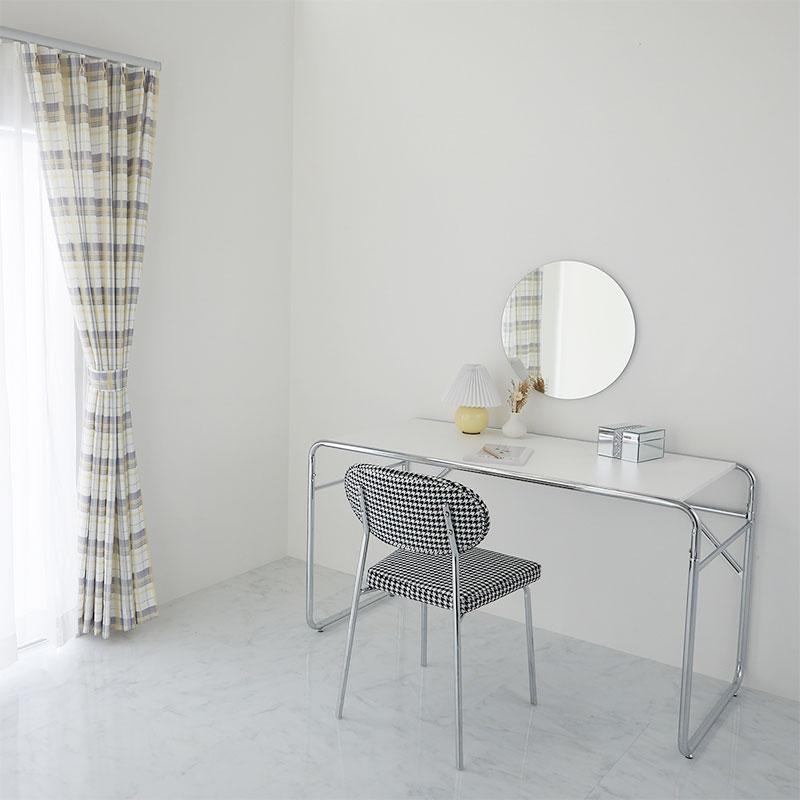 壁掛けミラー 50cm 円形 シルバー ウォールミラー ルナ ラウンド サークル 鏡 おしゃれ 韓国インテリア 北欧 一人暮らし 玄関 リビング 寝室 | ブランド登録なし | 12