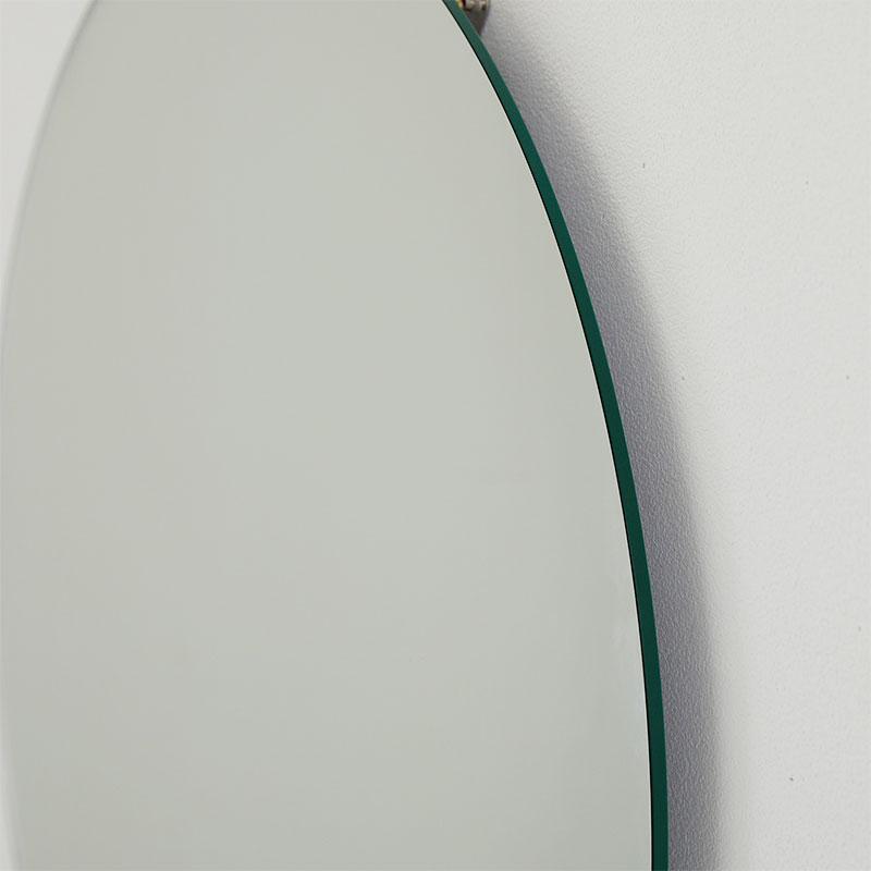 壁掛けミラー 50cm 円形 シルバー ウォールミラー ルナ ラウンド サークル 鏡 おしゃれ 韓国インテリア 北欧 一人暮らし 玄関 リビング 寝室 | ブランド登録なし | 14