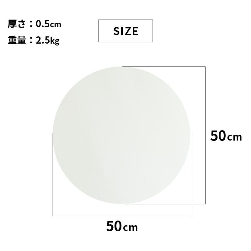 壁掛けミラー 50cm 円形 シルバー ウォールミラー ルナ ラウンド サークル 鏡 おしゃれ 韓国インテリア 北欧 一人暮らし 玄関 リビング 寝室 | ブランド登録なし | 05
