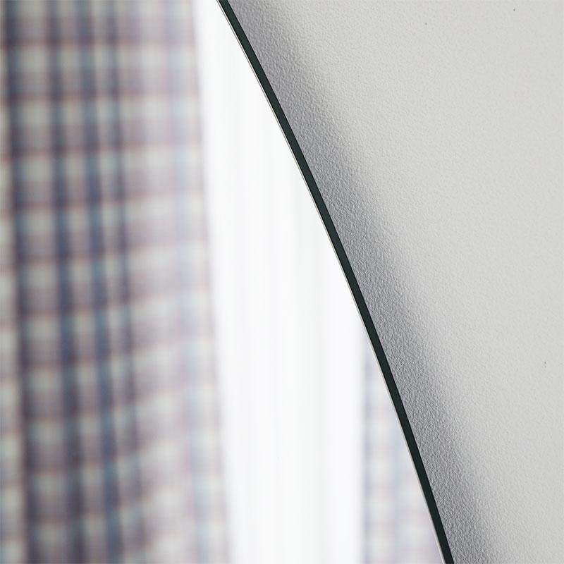 壁掛けミラー 50x75cm 円形 シルバー ドロップ型 ティアラ ウォールミラー ラウンド サークル 鏡 おしゃれ 韓国インテリア 北欧 一人暮らし 玄関 リビング 寝室 | ブランド登録なし | 08