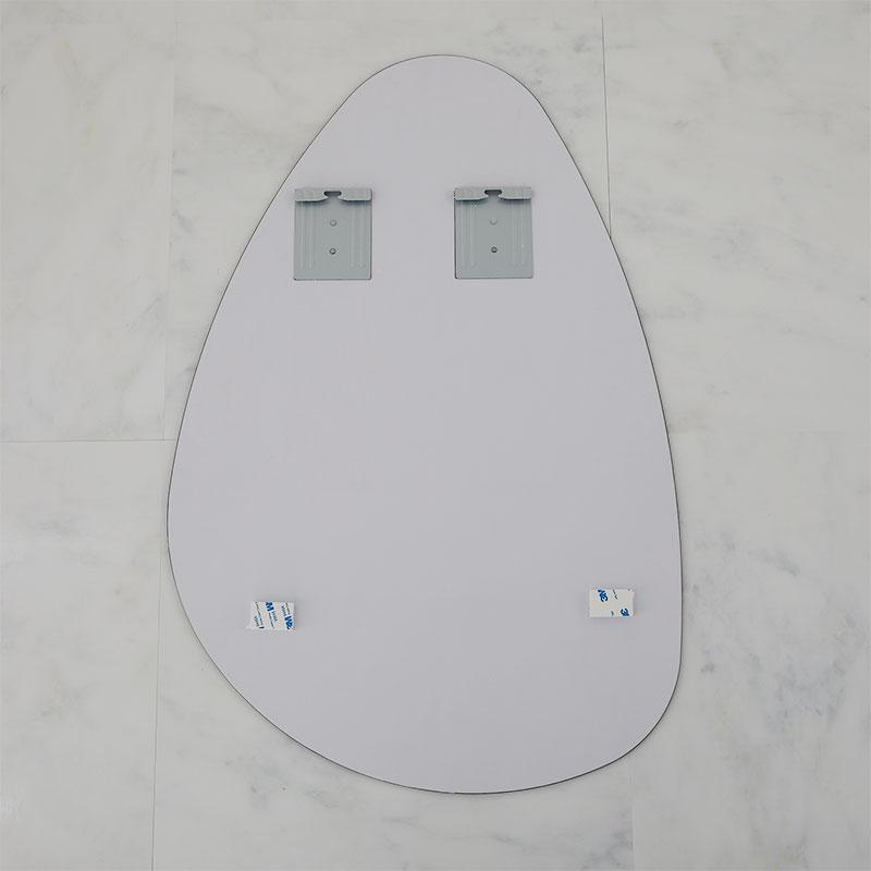 壁掛けミラー 50x75cm 円形 シルバー ドロップ型 ティアラ ウォールミラー ラウンド サークル 鏡 おしゃれ 韓国インテリア 北欧 一人暮らし 玄関 リビング 寝室 | ブランド登録なし | 09