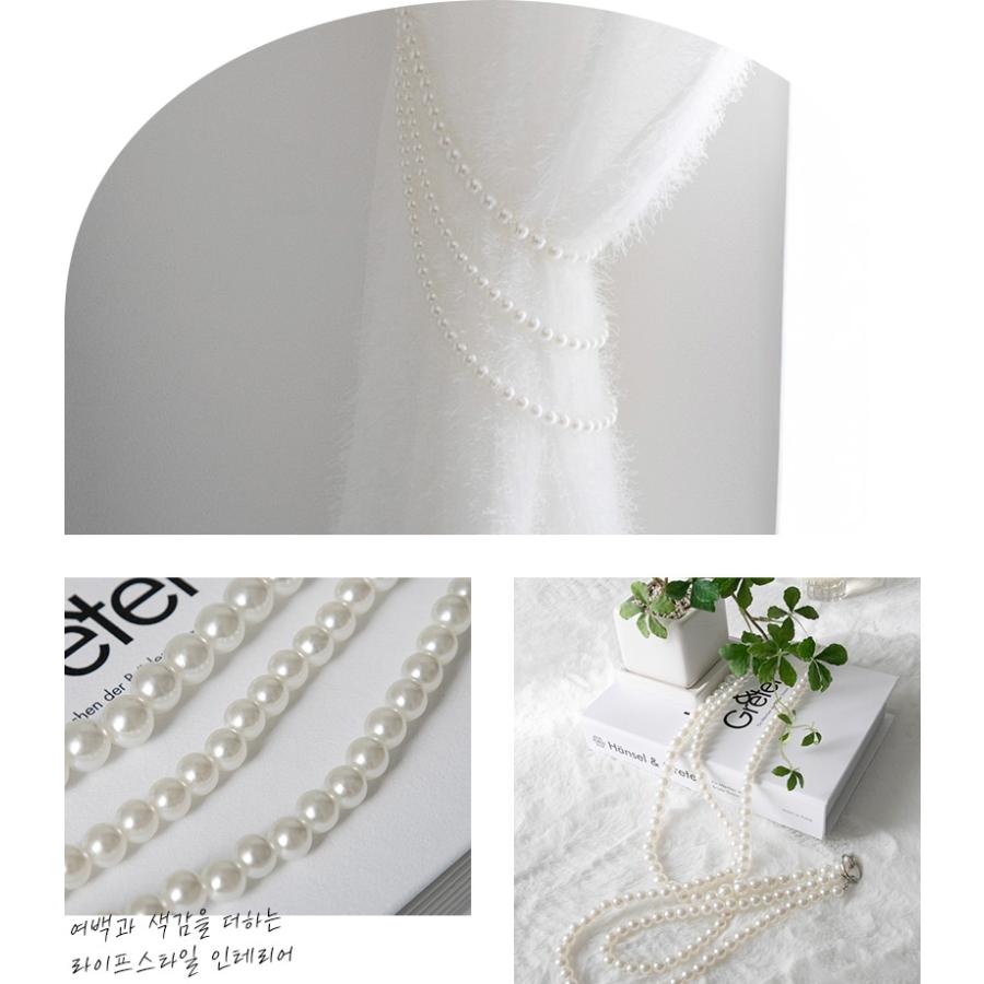 ジュエリータッセル　パール３連（2個セット）カーテンタッセル タッセル単品 タッセルのみ おしゃれ 北欧 高級感 ヨーロピアン アンティーク ヨーロッパ | ブランド登録なし | 01