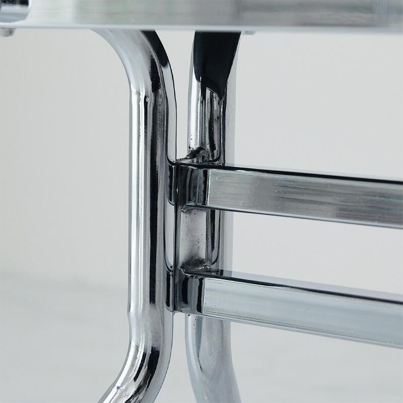 ダイニングベンチ 幅105cm ホワイト トリム 長椅子 ロングチェア 二人掛け 金属フレーム シルバー PUレザー 合皮 おしゃれ 白家具 韓国インテリア 北欧 かわいい | ブランド登録なし | 11