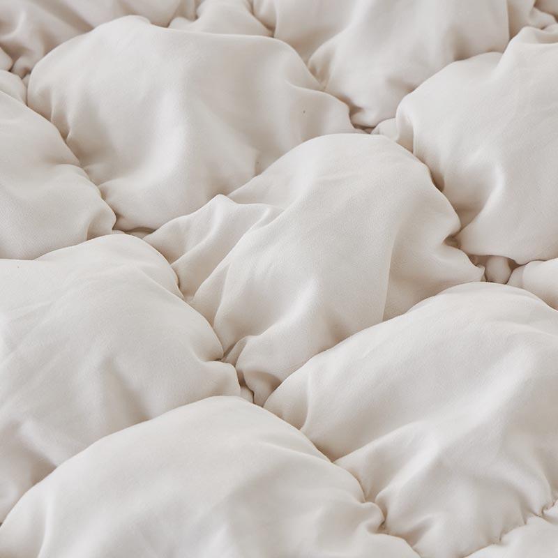 ぽこぽこキルティング こたつ布団 190x190cm アイボリー おしゃれ かわいい 立体的 北欧 姫系 フェミニン 韓国インテリア 女の子 一人暮らし ホワイト系 | ブランド登録なし | 02