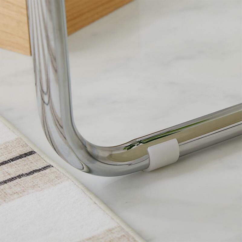 ペットベッド 75x59x45cm ブラック PUレザー おしゃれ かわいい 金属フレーム シルバー 北欧 韓国インテリア ペット用ベッド ペットベット 犬 猫 | ブランド登録なし | 09