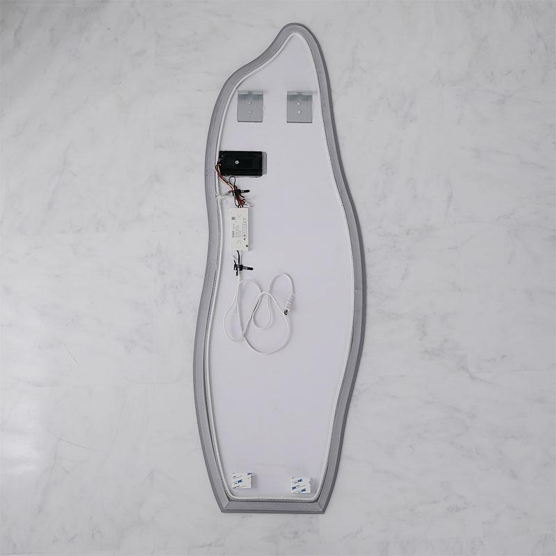 LEDミラー 50x150cm スタンドセット クリア 姿見 スタンドミラー 壁掛け 全身ミラー ドルフィン 全身鏡 おしゃれ かわいい 雲形 楕円 韓国インテリア 北欧 ポッ | ブランド登録なし | 11