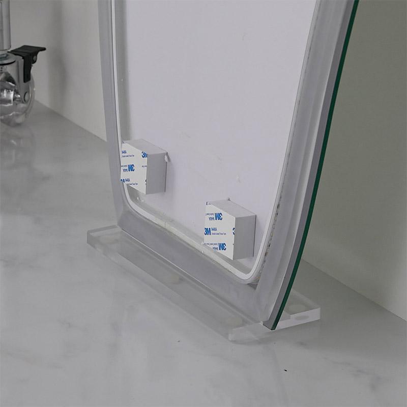 LEDミラー 50x150cm スタンドセット フロスト 姿見 スタンドミラー 壁掛け 全身ミラー ドルフィン 全身鏡 おしゃれ かわいい 雲形 楕円 韓国インテリア 北欧 ポ | ブランド登録なし | 13