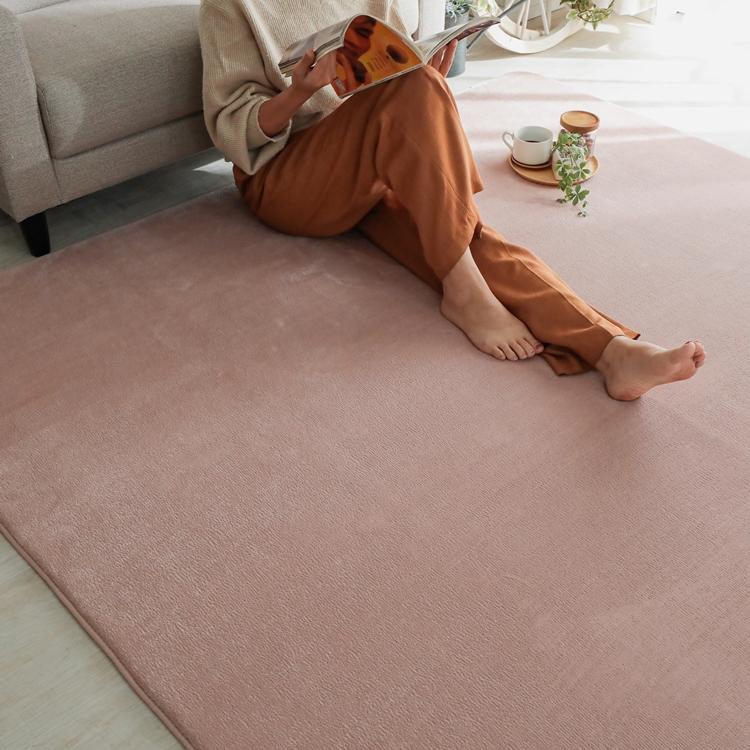 130x190cm ホリデープラス ドライローズ ラグ マット リビングラグ 洗える すべり止め はっ水 撥水 低反発ウレタン モダン 床暖 ホットカーペット |  | 01