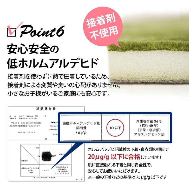 190x240cm ホリデープラス ラベンダー ラグ マット リビングラグ 洗える すべり止め オールシーズン はっ水 撥水 低反発ウレタン モダン 床暖 ホットカーペット |  | 07