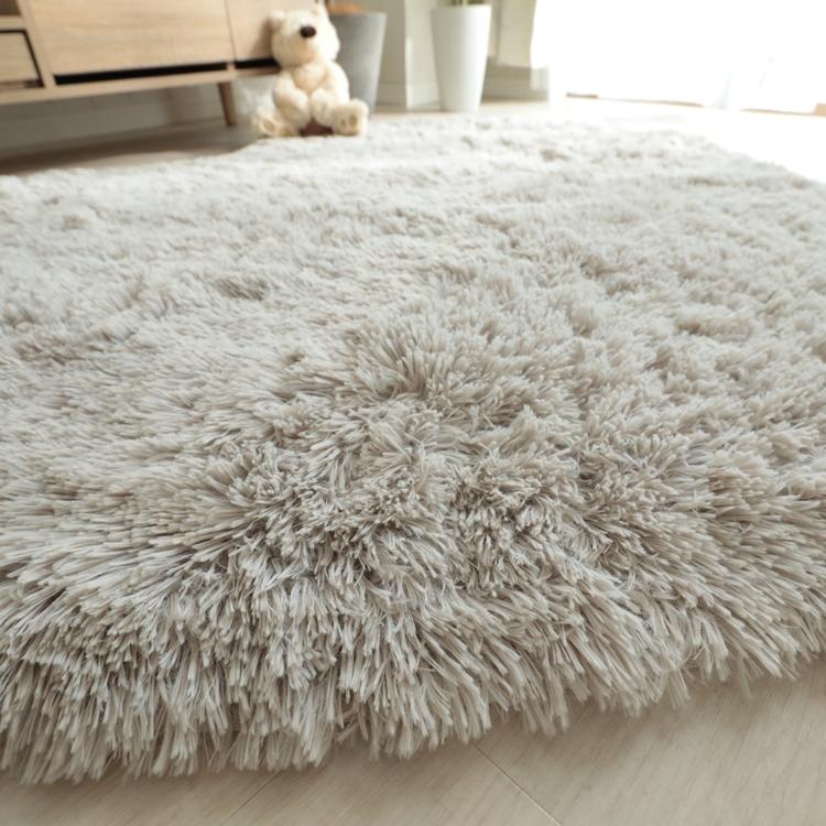 190x240cm シフォン LGY ライトグレー 洗える すべり止め オールシーズン ウレタン 抗菌防臭効果 おしゃれ シンプル レトロ モダン ホットカーペット 床暖房対応 |  | 03