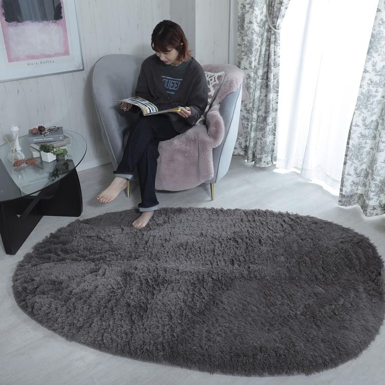 130x190cm シフォン (異形) GBE グレージュ 洗える すべり止め オールシーズン ウレタン 抗菌防臭効果 おしゃれ レトロ モダン ホットカーペット 床暖房対応 |  | 01