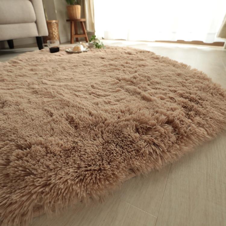 150x130cm シフォン (ハート型) BE ミルクティ 洗える すべり止め オールシーズン ウレタン 抗菌防臭効果 おしゃれ レトロ モダン ホットカーペット 床暖房対応 |  | 02