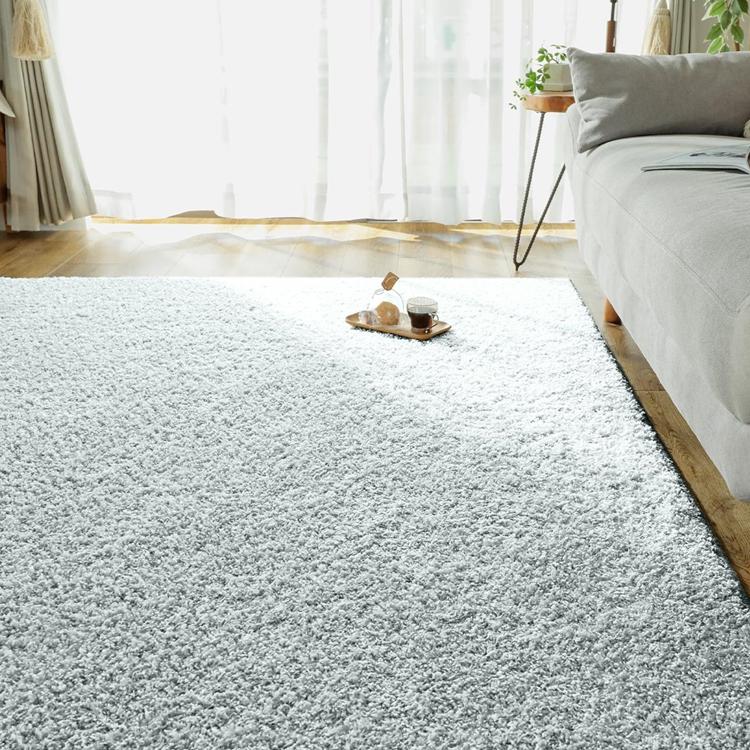 190x240cm ジェム プラチナ ラグ マット リビングラグ 防炎 防ダニ 抗菌 防臭 洗える オールシーズン おしゃれ ホットカーペット 床暖房 高級感 | 