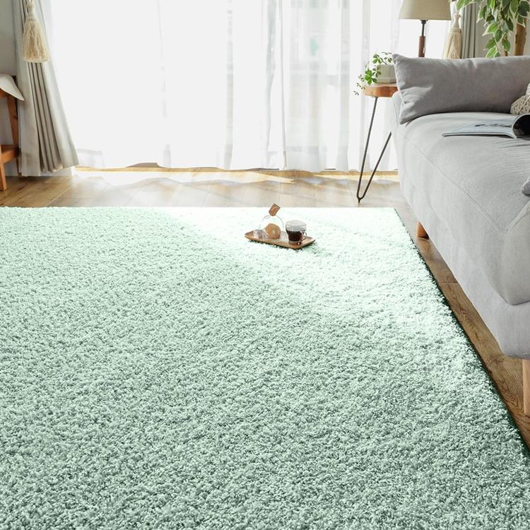 190x240cm ジェム トルマリン ラグ マット リビングラグ 防炎 防ダニ 抗菌 防臭 洗える オールシーズン おしゃれ ホットカーペット 床暖房 高級感 | 