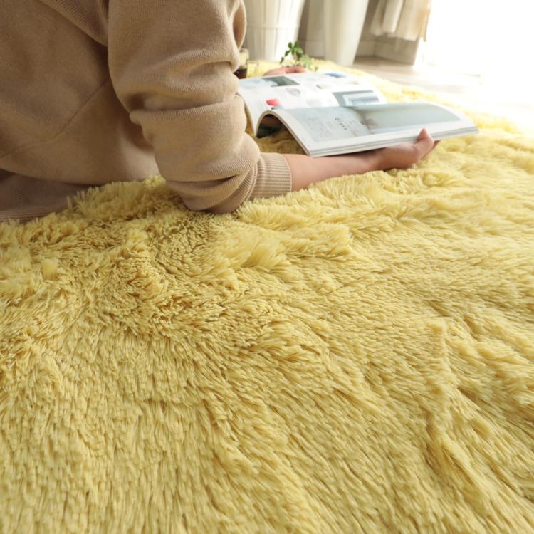 90x130cm シフォン (楕円形) LYE パステルイエロー 洗える すべり止め オールシーズン ウレタン 抗菌防臭効果 おしゃれ モダン ホットカーペット 床暖房対応 |  | 01