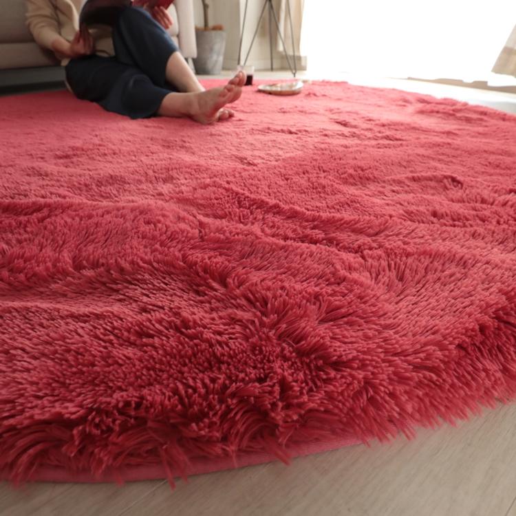 90x130cm シフォン (楕円形) RE コーラルレッド 洗える すべり止め オールシーズン ウレタン 抗菌防臭効果 おしゃれ レトロ モダン ホットカーペット 床暖房対応 |  | 02